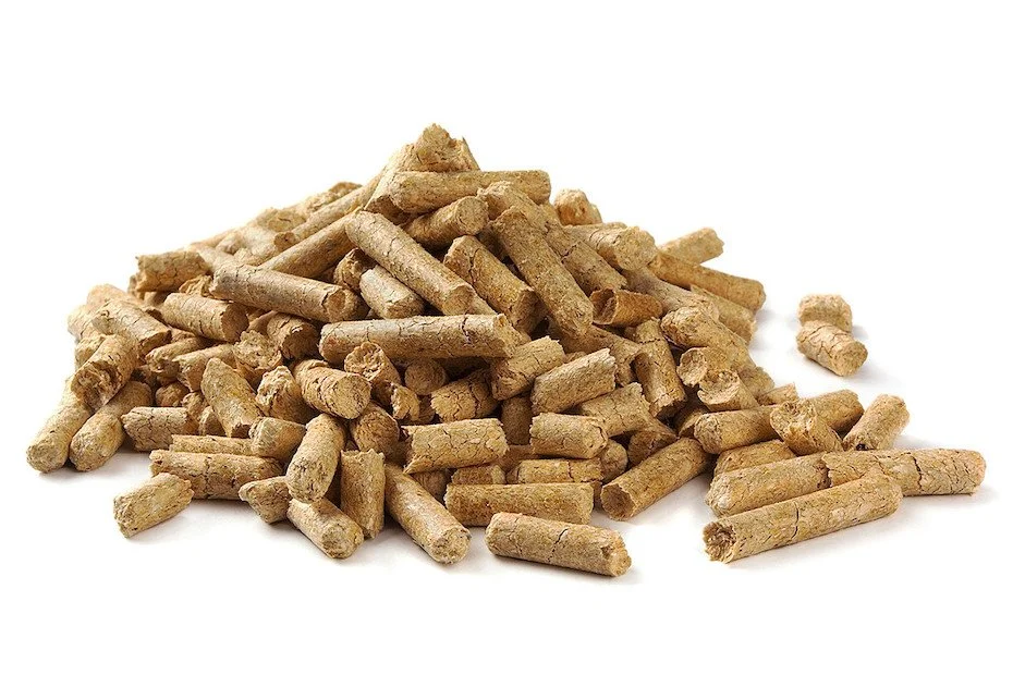 Holzpellets lose, pro Tonne