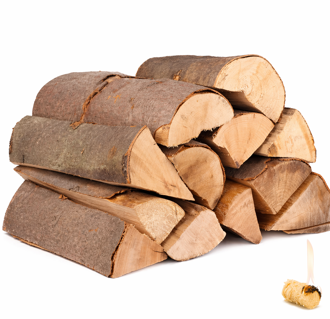 150 KG Buche Esche Feuerholz Brennholz Kaminholz Holz trocken 25 cm lang