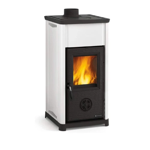 La Nordica Extraflame Kaminofen Tea Stahl weiß 6,6kw 189m³ beheizbar