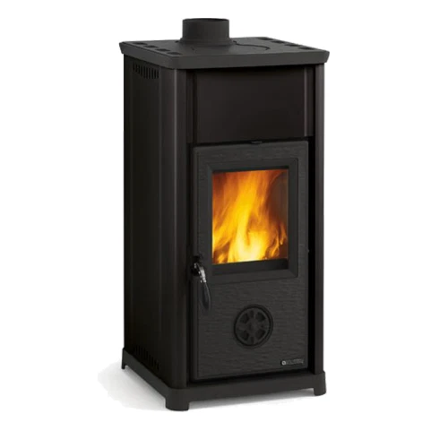 La Nordica Extraflame Kaminofen Tea Stahl schwarz 6,6kw 189m³ beheizbar-